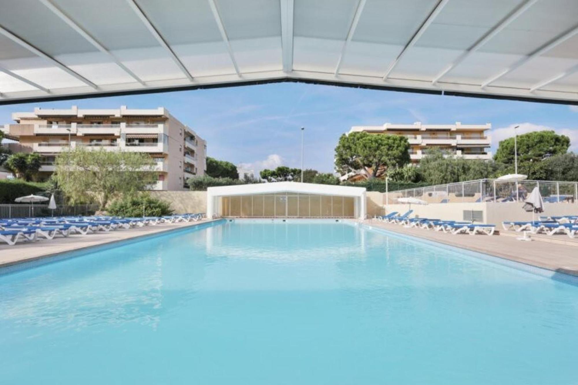 06U - Beautiful Studio In Residence - Swimming Pool And Tennis Court Saint-Laurent-du-Var Exteriör bild